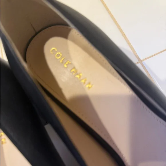 Cole Haan Black Block Heel Pumps - Picture 4 of 6